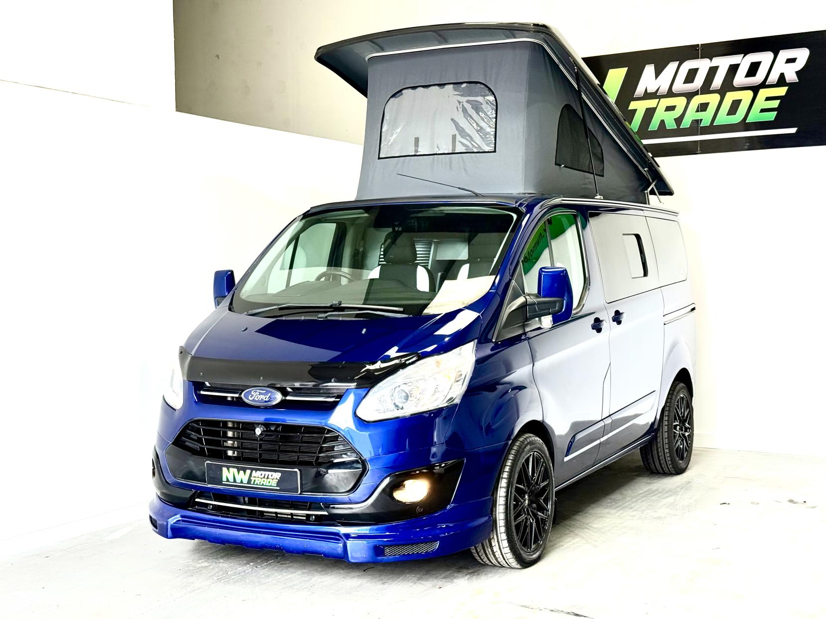 Ford Transit Custom Camper Van Motorhome Euro 6 ULEZ Pop Top Heater 4 Berth 2.0 TDCi 270 Limited Camper Van With Pop Top 5dr Diesel Manual L1 H1