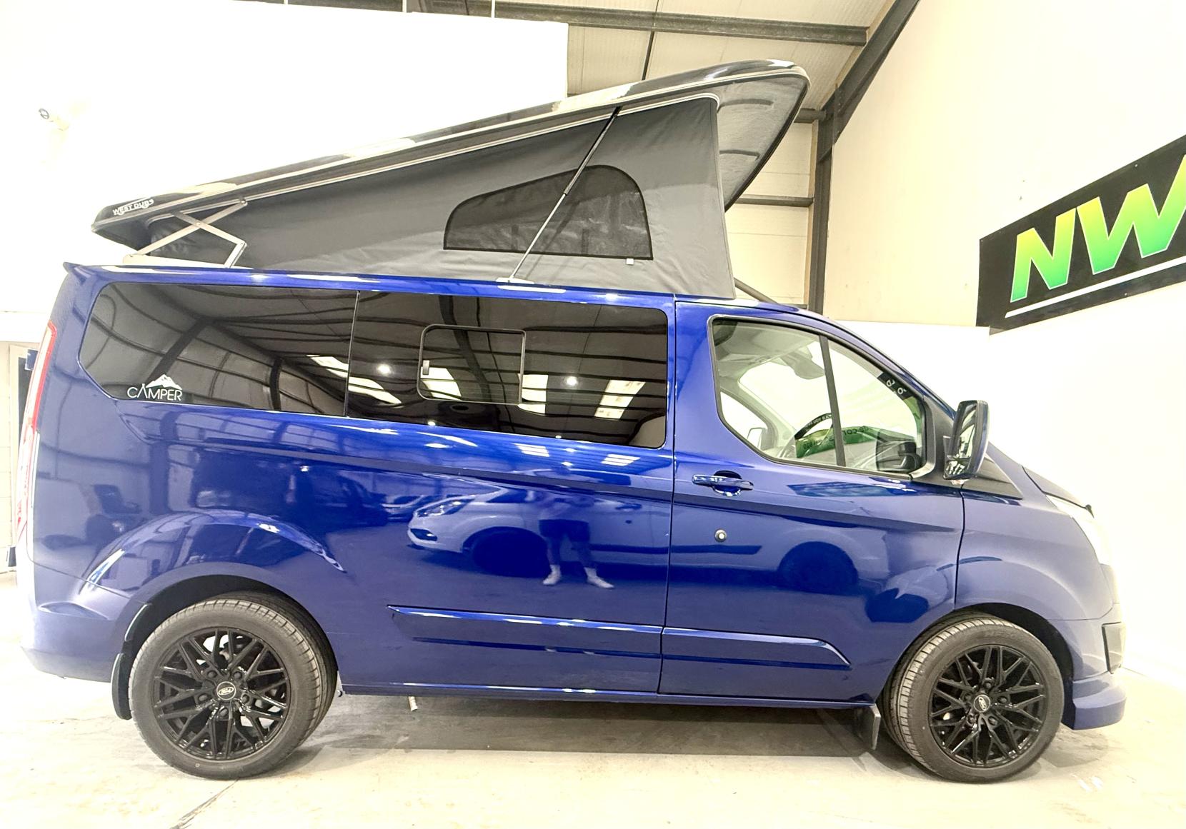 Ford Transit Custom Camper Van Motorhome Euro 6 ULEZ Pop Top Heater 4 Berth 2.0 TDCi 270 Limited Camper Van With Pop Top 5dr Diesel Manual L1 H1