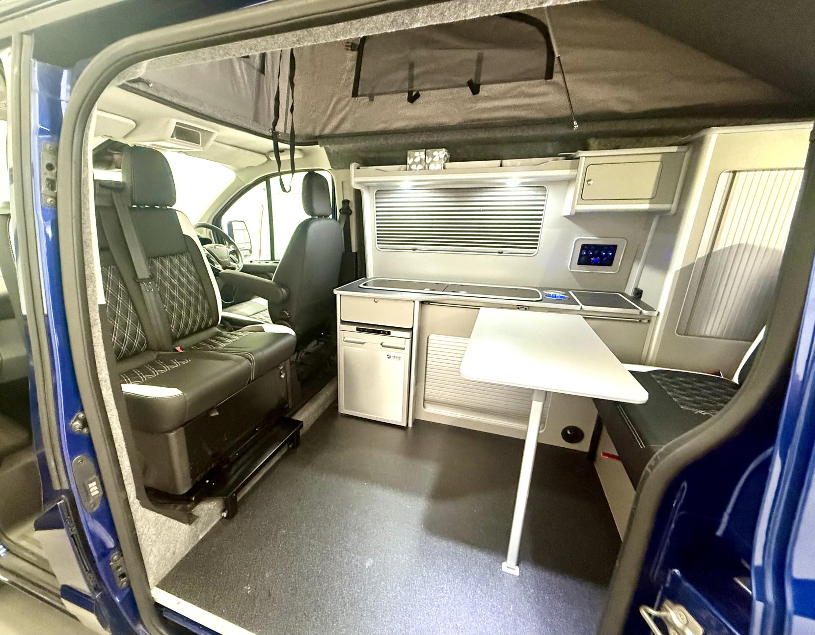 Ford Transit Custom Camper Van Motorhome Euro 6 ULEZ Pop Top Heater 4 Berth 2.0 TDCi 270 Limited Camper Van With Pop Top 5dr Diesel Manual L1 H1