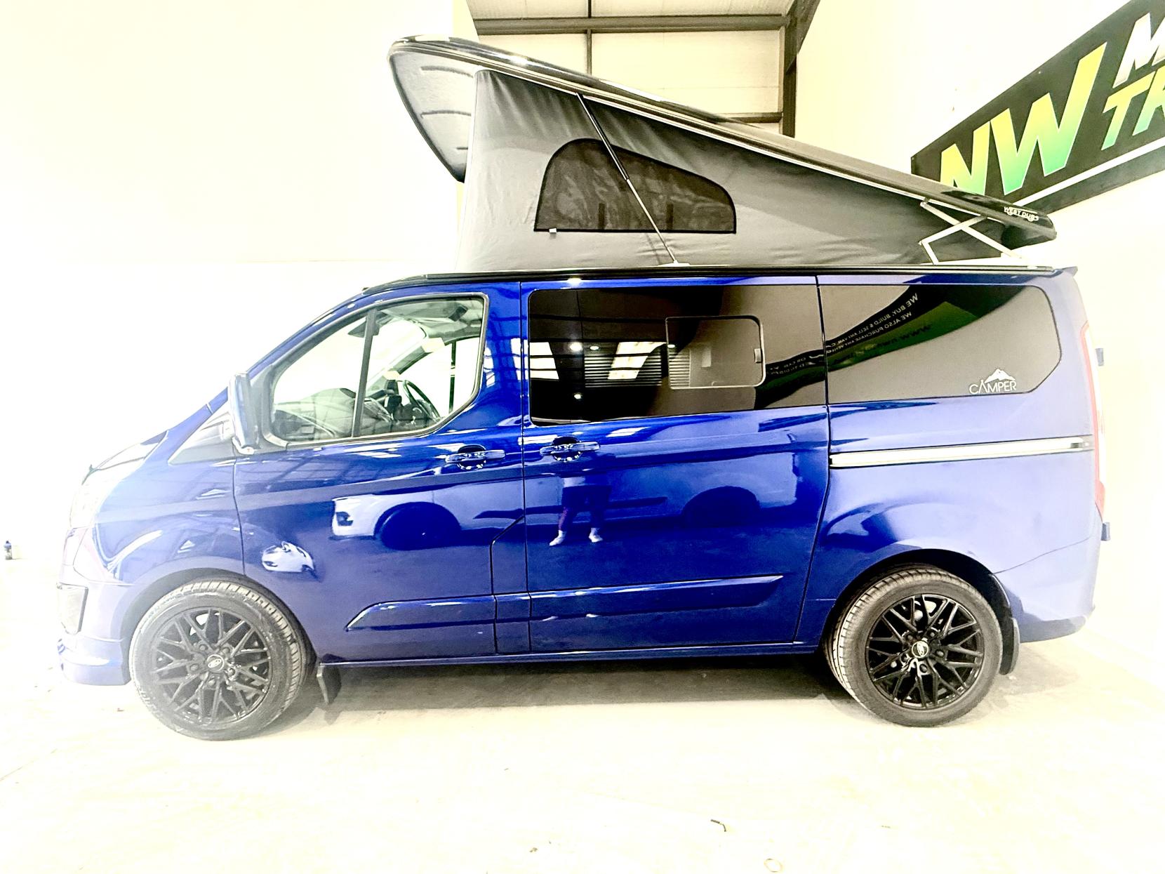 Ford Transit Custom Camper Van Motorhome Euro 6 ULEZ Pop Top Heater 4 Berth 2.0 TDCi 270 Limited Camper Van With Pop Top 5dr Diesel Manual L1 H1