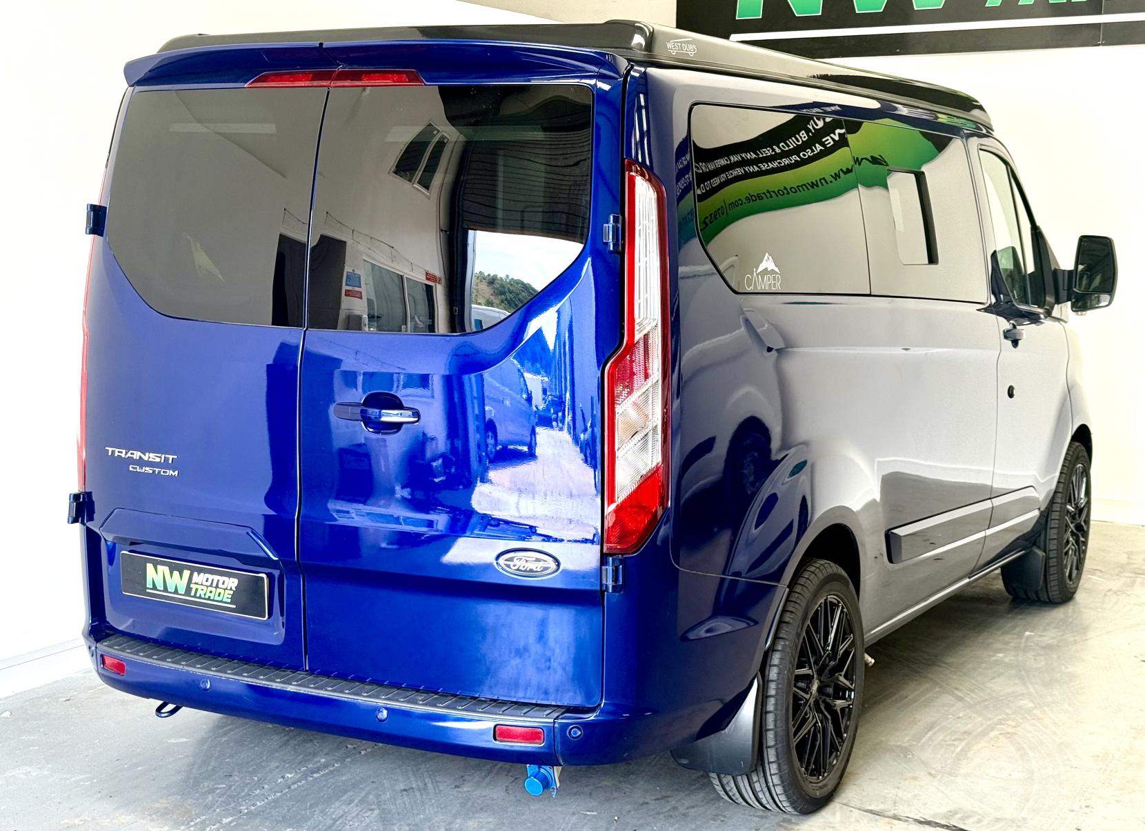 Ford Transit Custom Camper Van Motorhome Euro 6 ULEZ Pop Top Heater 4 Berth 2.0 TDCi 270 Limited Camper Van With Pop Top 5dr Diesel Manual L1 H1