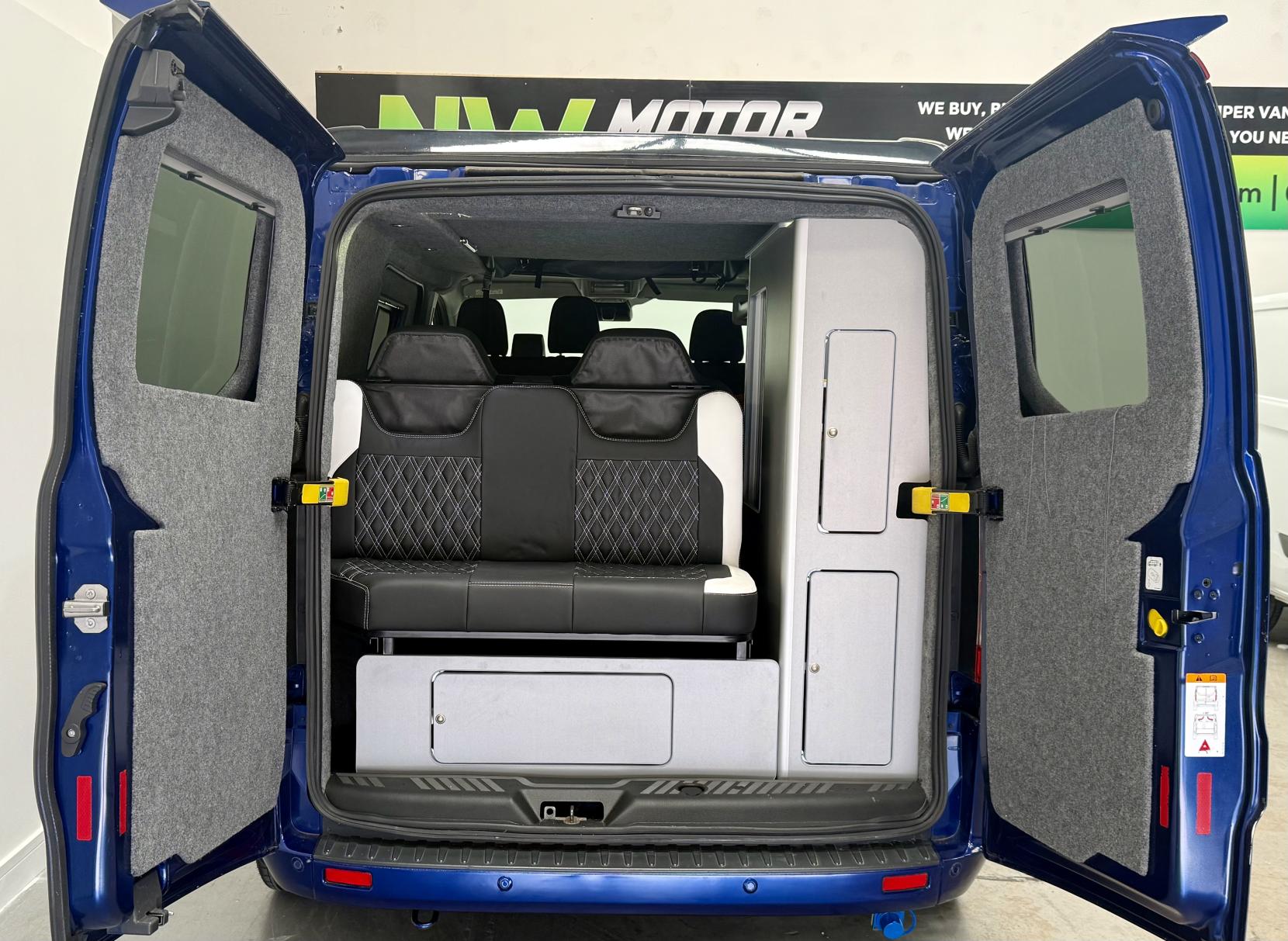 Ford Transit Custom Camper Van Motorhome Euro 6 ULEZ Pop Top Heater 4 Berth 2.0 TDCi 270 Limited Camper Van With Pop Top 5dr Diesel Manual L1 H1