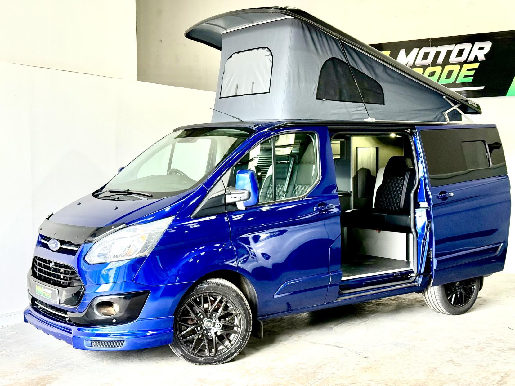 Ford Transit Custom Camper Van Motorhome Euro 6 ULEZ Pop Top Heater 4 Berth 2.0 TDCi 270 Limited Camper Van With Pop Top 5dr Diesel Manual L1 H1