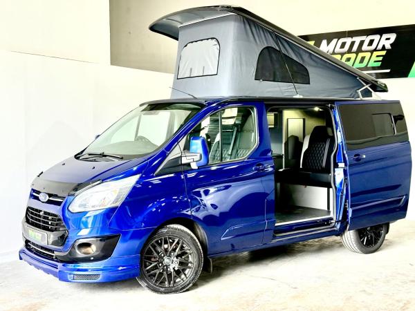 Ford Transit Custom Camper Van Motorhome Euro 6 ULEZ Pop Top Heater 4 Berth 2.0 TDCi 270 Limited Camper Van With Pop Top 5dr Diesel Manual L1 H1