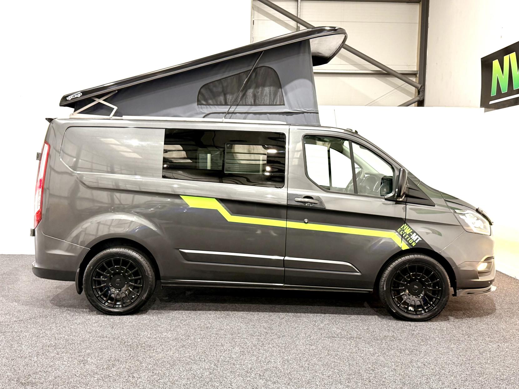Ford Transit Custom Camper Van Conversion 4 berth with pop top roof 2.0 Diesel Limited Camper Van With Pop Top Roof Bed