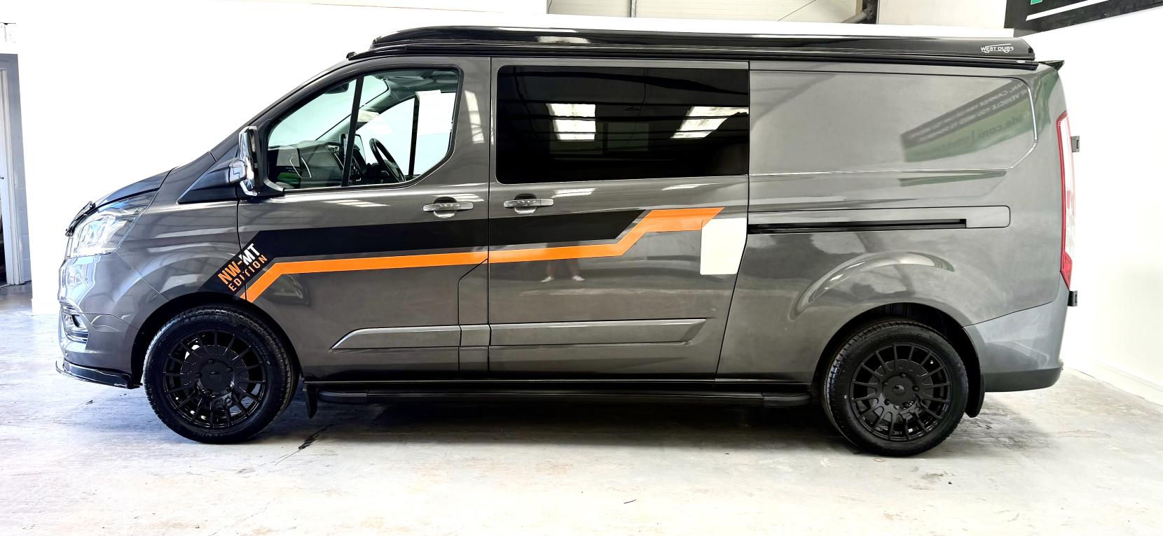 Ford Transit Custom Camper Van Conversion Pop Top LWB Long Wheel Base Camper Van With Pop Top 4 Berth LWB 2.0 L2
