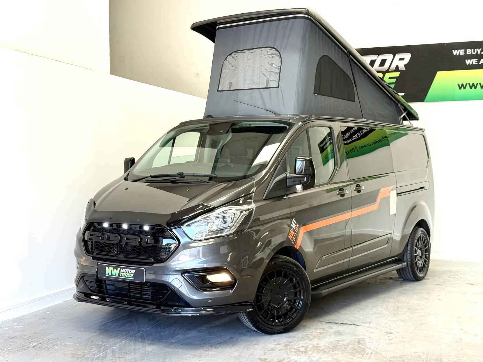 Ford Transit Custom Camper Van Conversion Pop Top LWB Long Wheel Base Camper Van With Pop Top 4 Berth LWB 2.0 L2