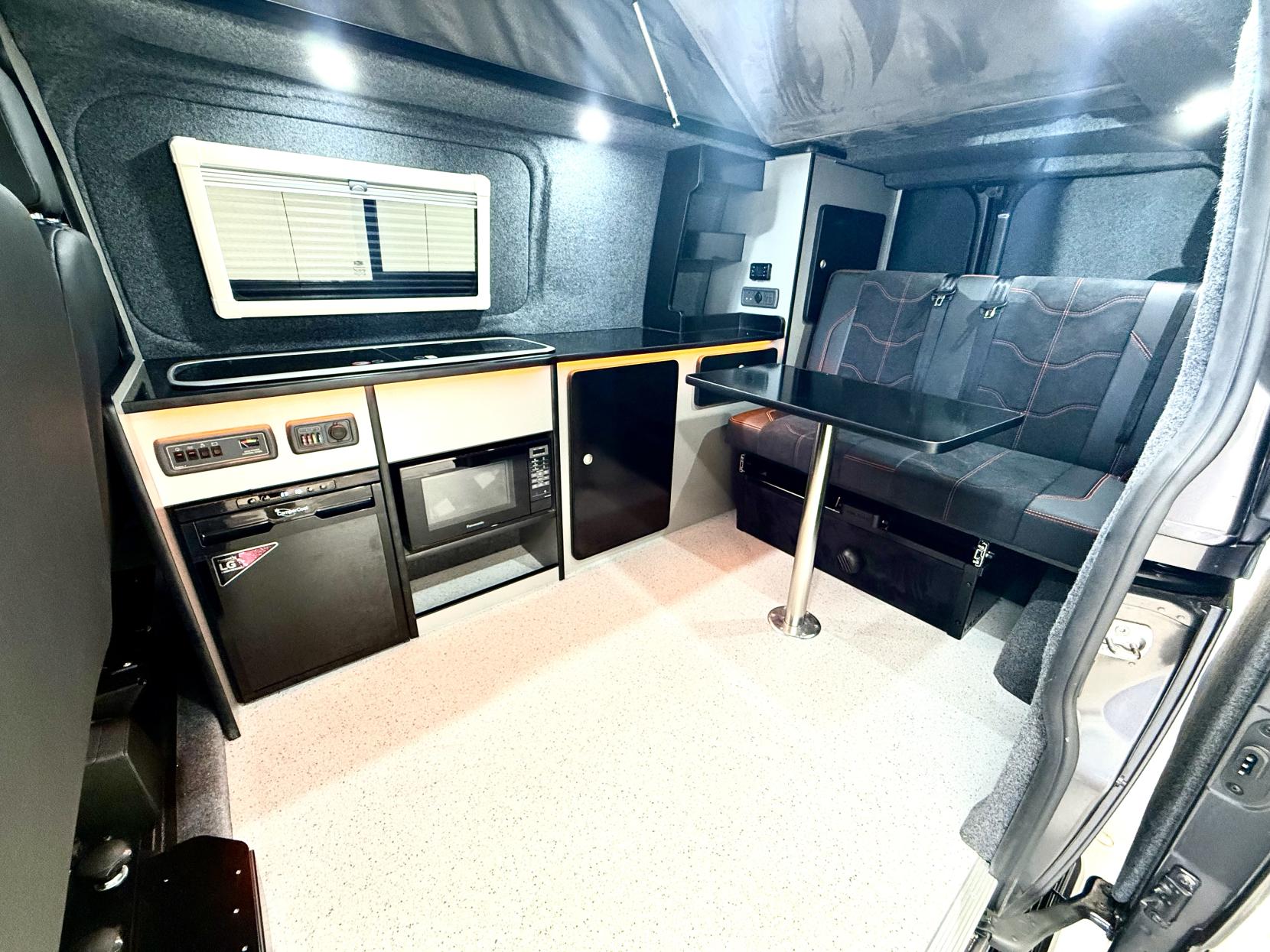 Ford Transit Custom Camper Van Conversion Pop Top LWB Long Wheel Base Camper Van With Pop Top 4 Berth LWB 2.0 L2