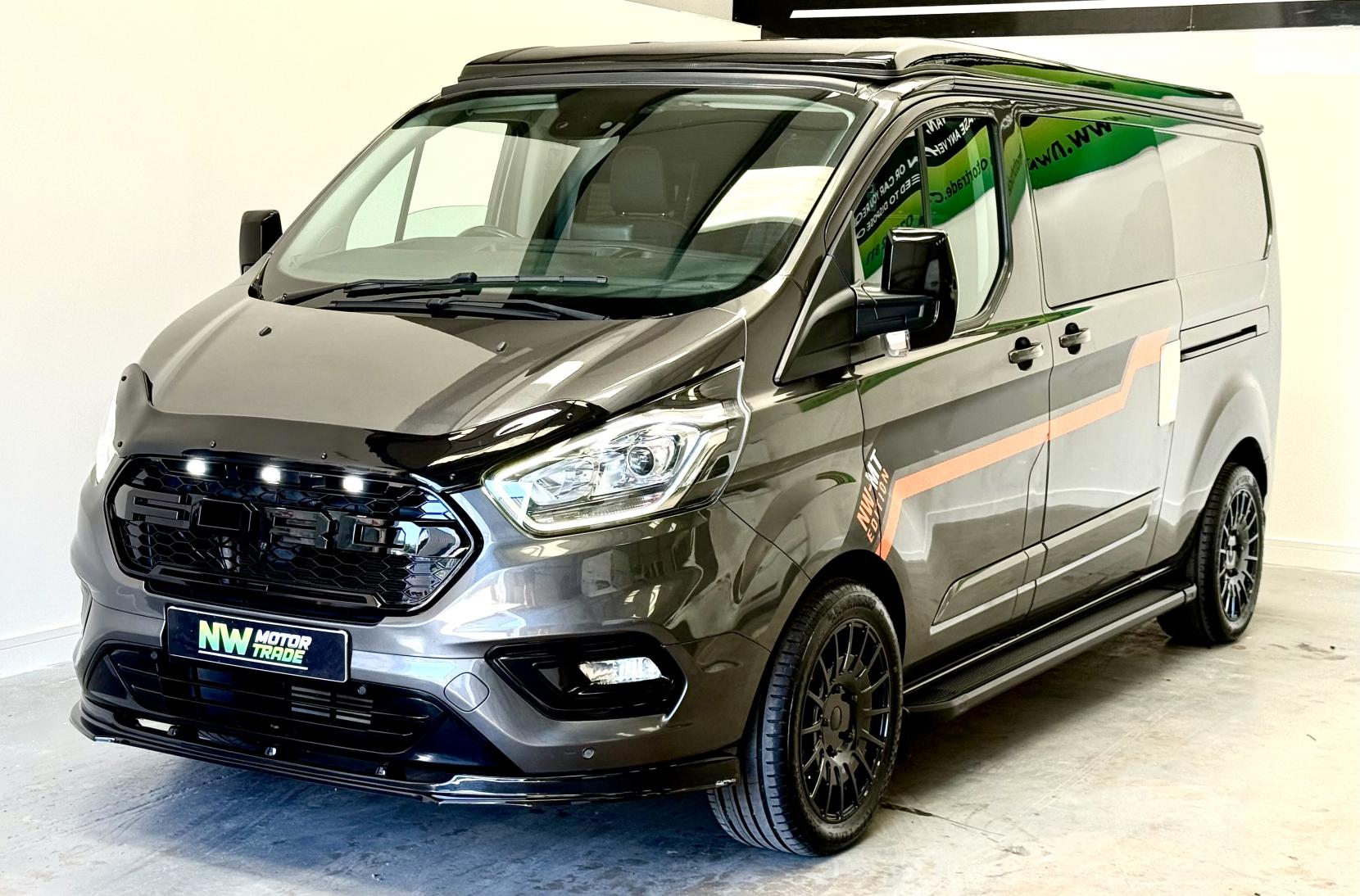 Ford Transit Custom Camper Van Conversion Pop Top LWB Long Wheel Base Camper Van With Pop Top 4 Berth LWB 2.0 L2