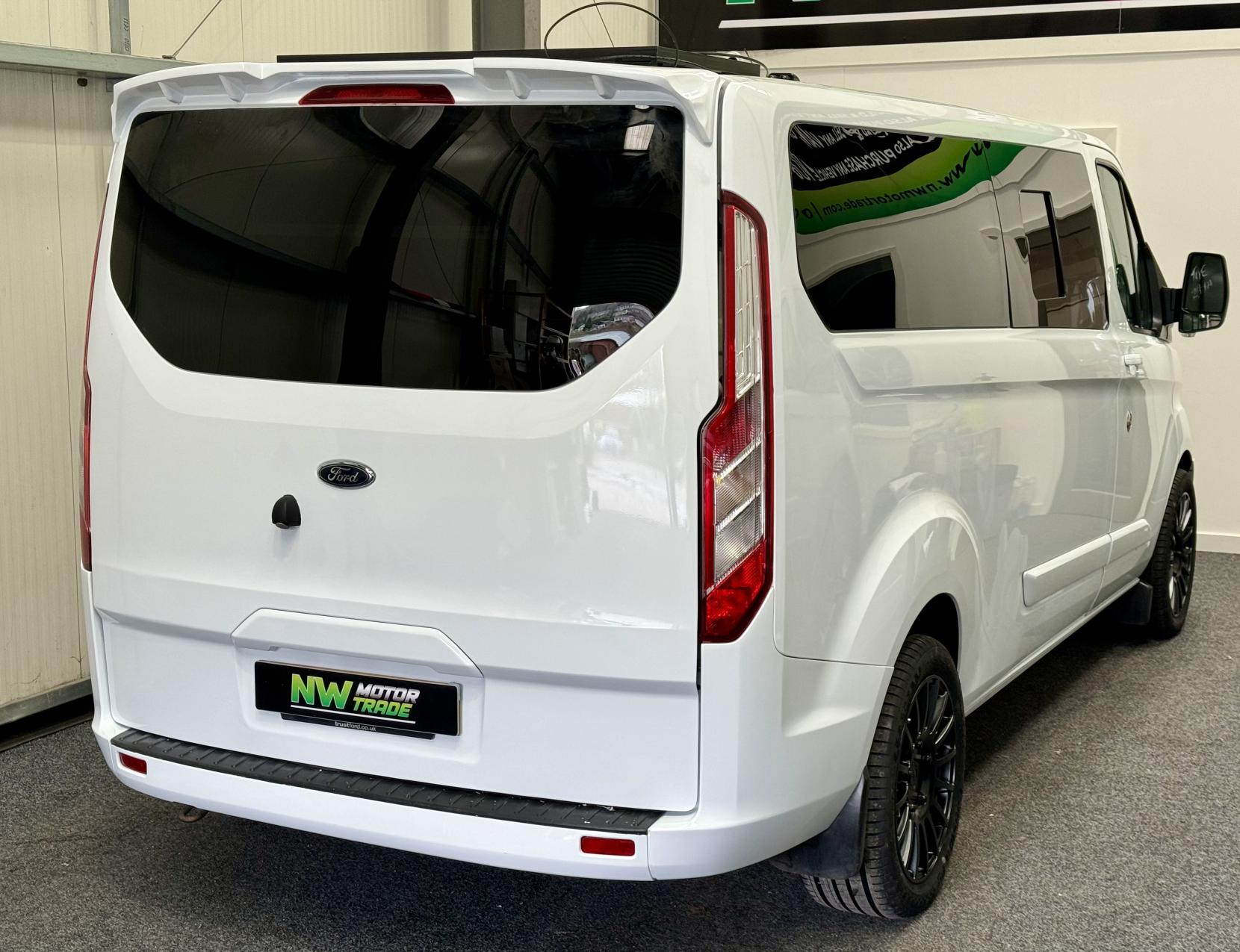 Ford Transit Custom Camper Van Motorhome LWB With Solar & Tailgate 2.2 LWB CAMPER VAN WITH TAILGATE AND AIR CON