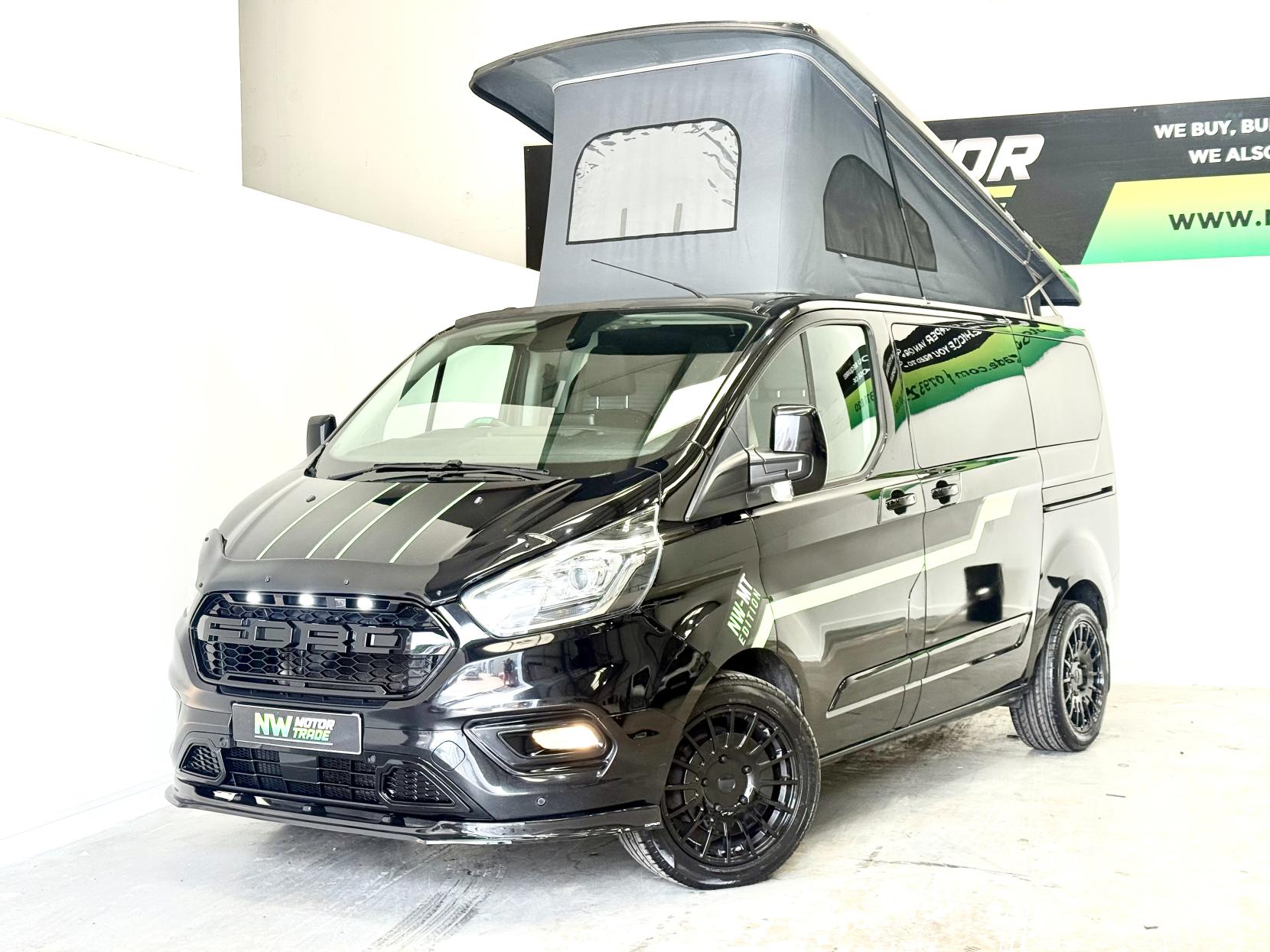 Ford Transit Custom Camper Van Motorhome Euro 6 ULEZ 4 Berth Pop Top 2.0 280 EcoBlue Limited Camper Van Converted 4 Berth Pop Top