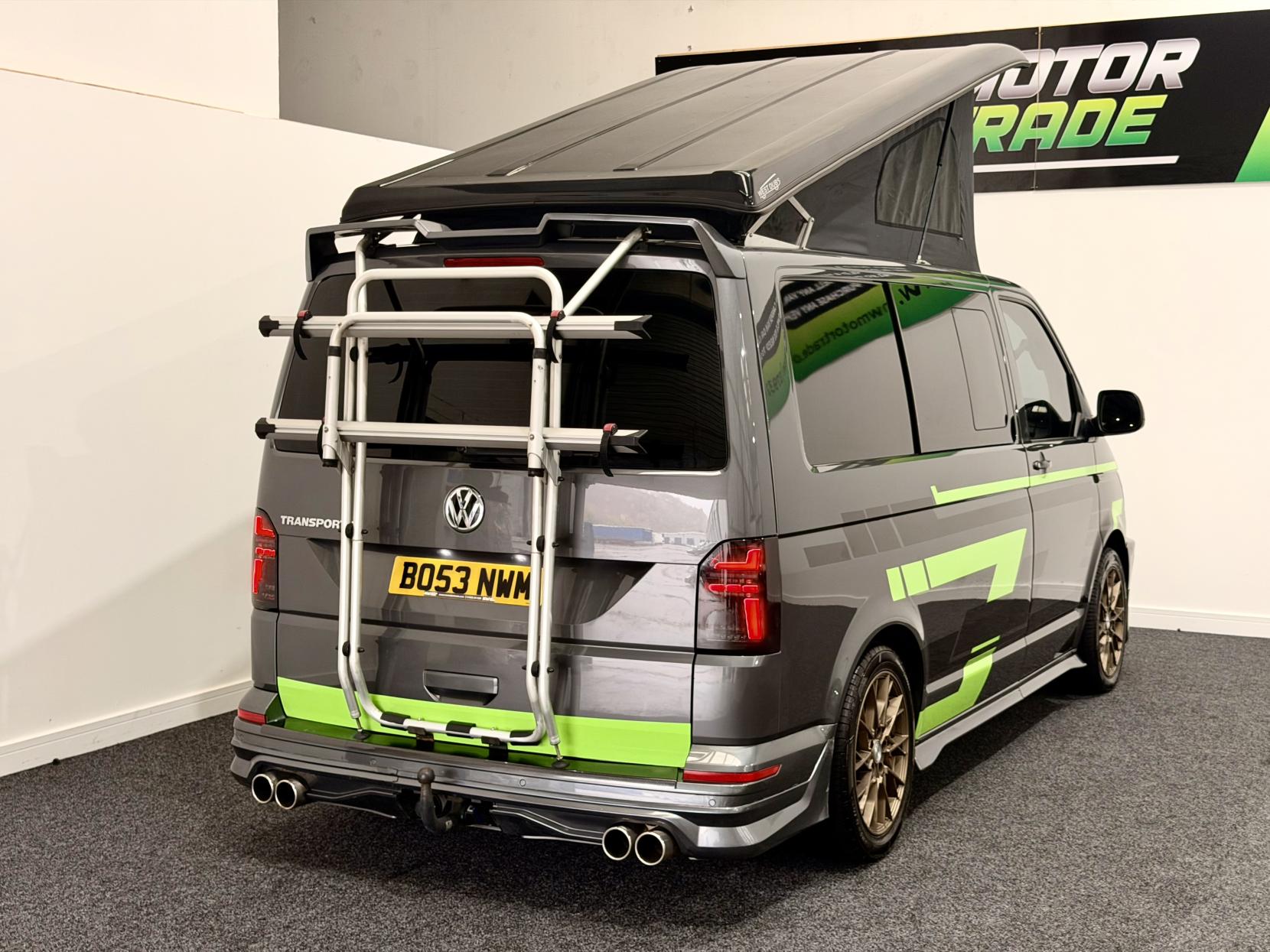 Volkswagen T6 Kombi Camper  With Pop Top Roof  2.0 TDI T30 BlueMotion Tech Highline Crew Van Double Cab 5dr Diesel DSG FWD SWB Euro 6 Camper Van POP Top